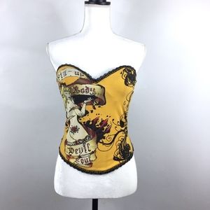 Kimikal Graphic Bustier